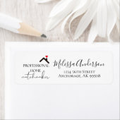 Étiquette Professionnel Home Matchmaker Adresse immobilière  (En situation)