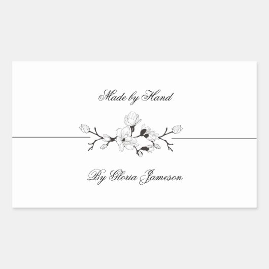 Étiquette professionnel pour petites entreprises (Devant)