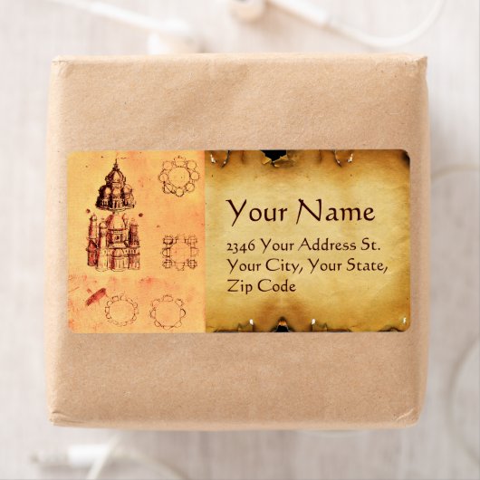 ÉTIQUETTE PROJET ARCHITECTURAL DE RENAISSANCE,ARCHITECTE (En situation)