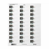 Étiquette Psaume 78-16 - Il A Apporté Des Flux ... (Feuille entière)