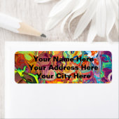 Étiquette Psychédélique (En situation)