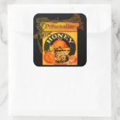 étiquette publicitaire miel vintage et oranges (Sac)