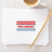 Étiquette Publicité de campagne (En situation)