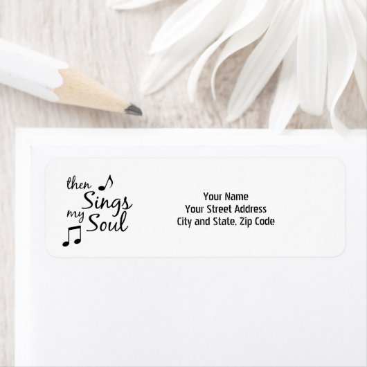 Étiquette Puis chante mon âme (En situation)