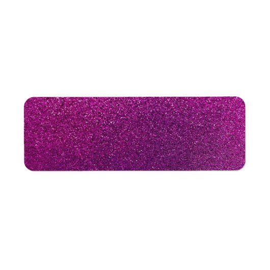 Étiquette Purple Glitter Background (Devant)