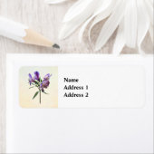 Étiquette Purple Peruvian Lily (En situation)