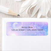 Étiquette Purple Spacey éclaire la Galaxie cosmique Étiquett (En situation)