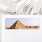 Étiquette Pyramides d'Égypte (En situation)