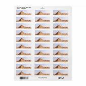 Étiquette Pyramides d'Égypte (Feuille entière)