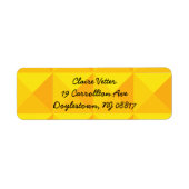 Étiquette Pyramides d'or (Devant)