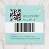 Étiquette QR code d'ingrédient aqua noir de produi (Dos)