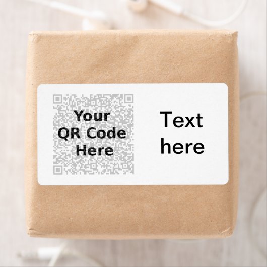 Étiquette QR customisé (En situation)