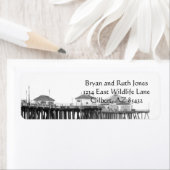 Étiquette Quai Huntington Beach (En situation)