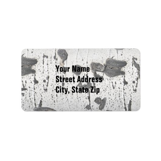 Étiquette Quaking Aspen Bark (Devant)