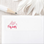 Étiquette Quand les porcs volent (En situation)