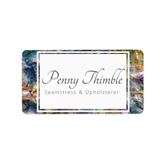 Étiquette Quartz brut (Devant)