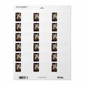 Étiquette Que regardes-tu ? (Feuille entière)