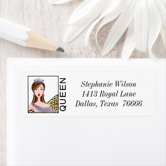 ÉTIQUETTE QUEEN (En situation)