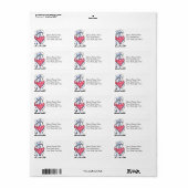 Étiquette Queen Maltese (Feuille entière)