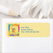 Étiquette Queen of the Hunt Shopping Chick Power Adresse (En situation)