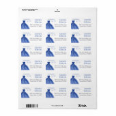 Étiquette Quelque chose de bleu avant de porter Fête des mar (Feuille entière)