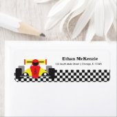 Étiquette Racecar (En situation)