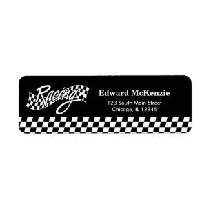 Étiquette Racing, choisissez la couleur de votre arrière - p