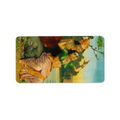 Étiquette Radha Bilas par Raja Ravi Varma (Devant)