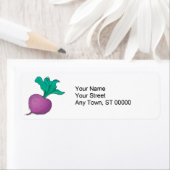 Étiquette radis pourpre (En situation)