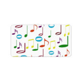 Étiquette Rainbow Notes (Devant)