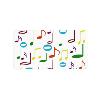 Étiquette Rainbow Notes