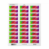 Étiquette Rainbow Plafond (Feuille entière)