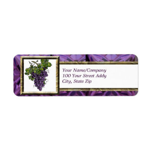 Étiquette Raisin pourpre