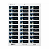 Étiquette Ranch coucher de soleil cheval équitation Cow-boy (Feuille entière)