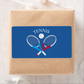 Étiquette Raquettes de tennis et ballon de tennis (En situation)