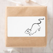 Étiquette Rat d'encre (En situation)