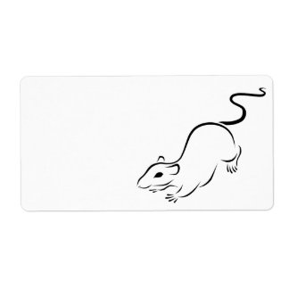 Étiquette Rat d'encre
