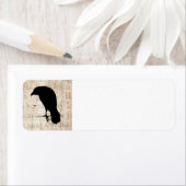 Étiquette Raven Silhouette (En situation)