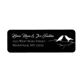 Étiquette Ravens Mariage gothique (Devant)