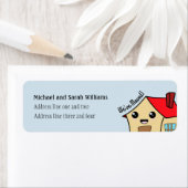 Étiquette Ravi Nous avons déménagé Maison sur mesure (En situation)