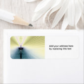 Étiquette Rayons d'or (En situation)