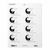 Étiquette Reach for the Stars Bookplate (Feuille entière)