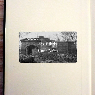 Étiquette Receiving Tomb Ruin Bookplate
