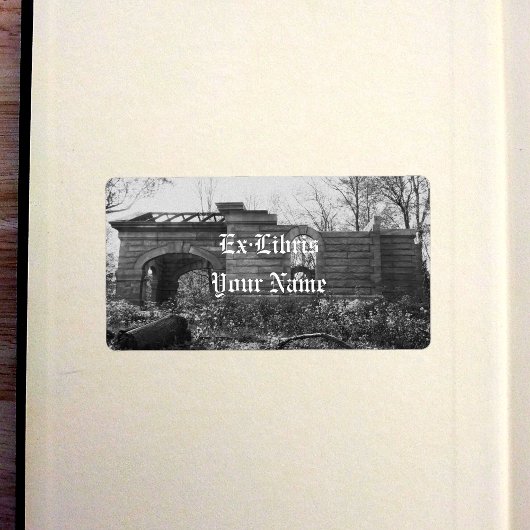 Étiquette Receiving Tomb Ruin Bookplate