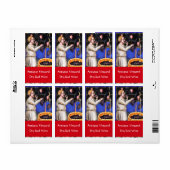 ÉTIQUETTE RÉCOLTE DE VIERGE DE VIERGE (Feuille entière)