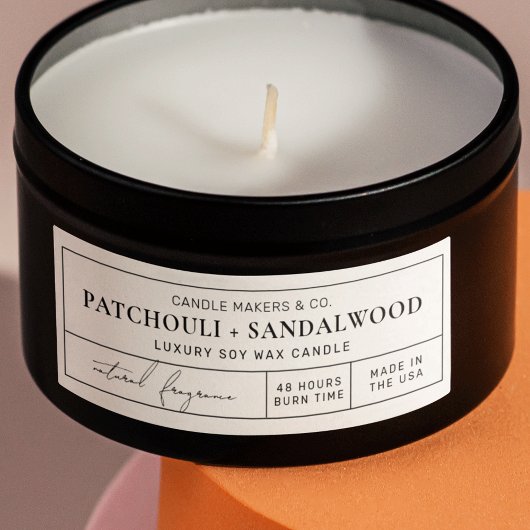 Étiquette rectangle de 3 x 1 po d'apothecaire mini