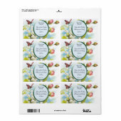 Étiquette rectangulaire pour savon et produits de (Feuille entière)