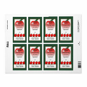 Étiquette Red Apple Preserve (Feuille entière)