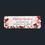 Étiquette Red Christmas Berries Adresse de retour Label<br><div class="desc">Berries rouges saisonnières Papier de fin d'année de retour étiquette d'adresse. Choisissez votre police et votre couleur de police avec le bouton personnaliser !
Veuillez envisager de laisser un avis si vous avez apprécié cet article.</div>