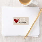 Étiquette Red Heart Best Lola Ever T-shirts et cadeaux (En situation)